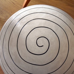 Création Béton et Lumière Flore Molinaro, modèle spirale