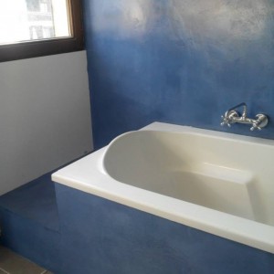 Salle de bain en béton ciré Flore Molinaro