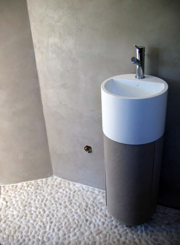 Vasque Au Sol Salle De Bain Salle De Bain En Béton Ciré Flore Molinaro Vasque Au Sol Salle De Bain Salle De Bain En Béton Ciré Flore Molinaro